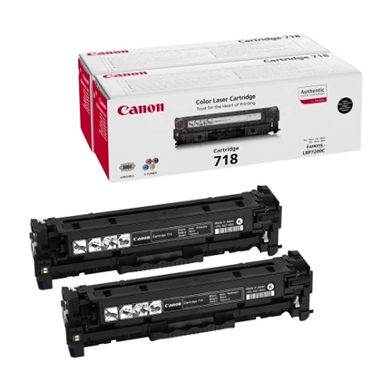 Toner Canon CRG-718 Black TwinPack