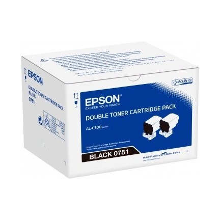 Toner Epson AL-C300 Black Double Pack