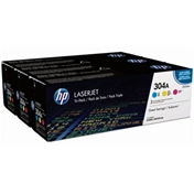 Toner HP 304A C/M/Y Pack (CF372AM)