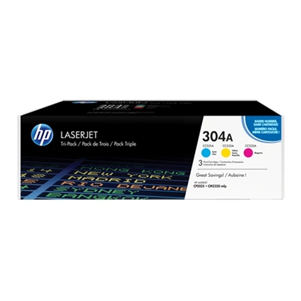 Toner HP 304A C/M/Y Pack (CF372AM)