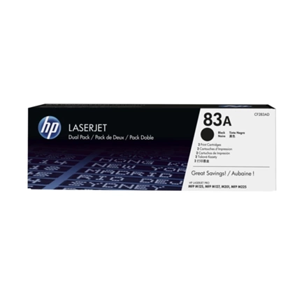 Toner HP 83A Black TwinPack (CF283AD)