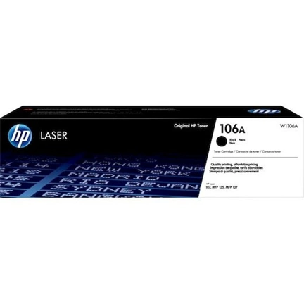 Toner HP W1106A Fekete 1k No.106A Laser 107/135/137