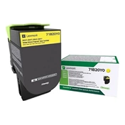 Toner Lexmark 71B20Y0 (Sárga, 2.3k, F/ CS317dn, CS417dn, CX317dn, CX417de)