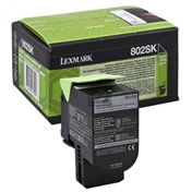 Toner Lexmark 802SK Black 2 5000old for CX310 Ret. Prog.