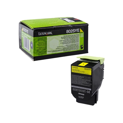Lexmark 802SYE Yellow 2000oldF CX310/410 Corporate Toner