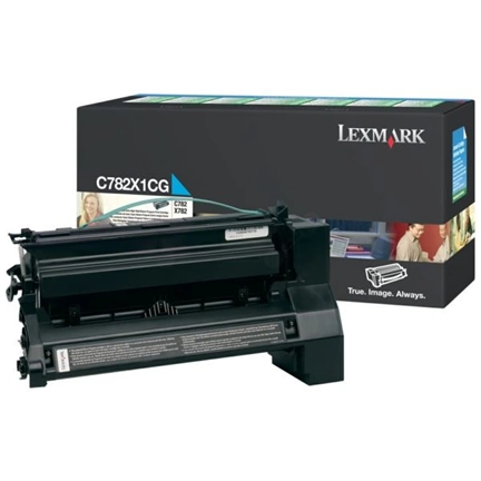 Toner Lexmark Cyan 15000oldal C782