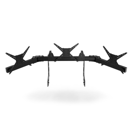 Trak Racer Szimulátor kiegészítő - Nagy cockpit-mount triple monitor tartó – 1200 mm (47,25”) széles