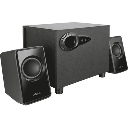 Trust Avora 2.1 Subwoofer Speaker Set jack 18W fekete hangszóró