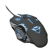 Trust Egér Gamer - GXT 108 Rava (Optikai érzékelő; 2000DPI; 6 gomb; RGB LED; gumizott külső; fekete) Trust Egér Gamer - GXT 108 Rava (Optikai érzékelő; 2000DPI; 6 gomb; RGB LED; gumizott külső; fekete)