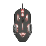 Trust Egér Gamer - GXT 108 Rava (Optikai érzékelő; 2000DPI; 6 gomb; RGB LED; gumizott külső; fekete) Trust Egér Gamer - GXT 108 Rava (Optikai érzékelő; 2000DPI; 6 gomb; RGB LED; gumizott külső; fekete)