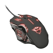 Trust Egér Gamer - GXT 108 Rava (Optikai érzékelő; 2000DPI; 6 gomb; RGB LED; gumizott külső; fekete) Trust Egér Gamer - GXT 108 Rava (Optikai érzékelő; 2000DPI; 6 gomb; RGB LED; gumizott külső; fekete)