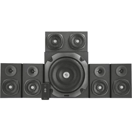 Trust Hangszóró 5.1 - Vigor (75W RMS; hangerőszab.; 3,5mm jack; 230V; fekete)