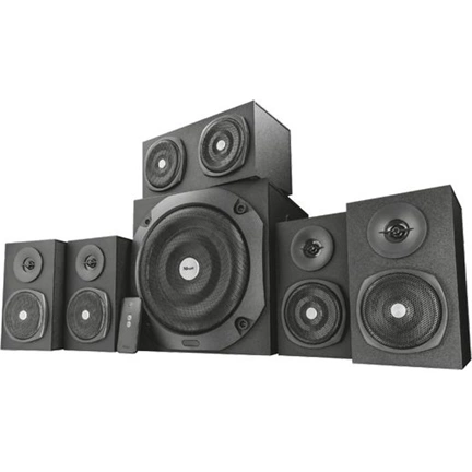 Trust Hangszóró 5.1 - Vigor (75W RMS; hangerőszab.; 3,5mm jack; 230V; fekete)
