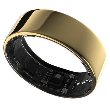 Ultrahuman Ring Air - Smart Ring, Charger, USB Cable / Size-08- Air_Arany