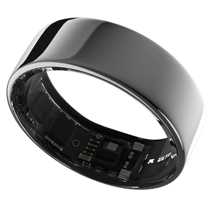 Ultrahuman Ring Air - Smart Ring, Charger, USB Cable / Size-08- Air_Ezüst