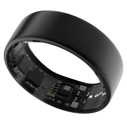 Ultrahuman Ring Air - Smart Ring, Charger, USB Cable / Size-08- Matt_Szürke