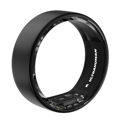 Ultrahuman Ring Air - Smart Ring, Charger, USB Cable / Size-08- Matt_Szürke