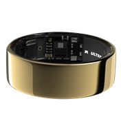 Ultrahuman Ring Air - Smart Ring, Charger, USB Cable / Size-10- Air_Arany