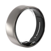 Ultrahuman Ring Air - Smart Ring, Charger, USB Cable / Size-10- Raw_Titanium