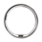 Ultrahuman Ring Air - Smart Ring, Charger, USB Cable / Size-10- Raw_Titanium