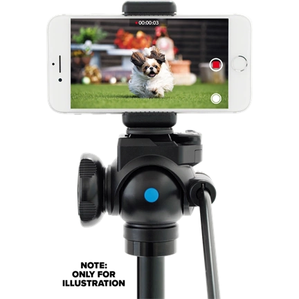 VELBON EX-447 with smartphone holder