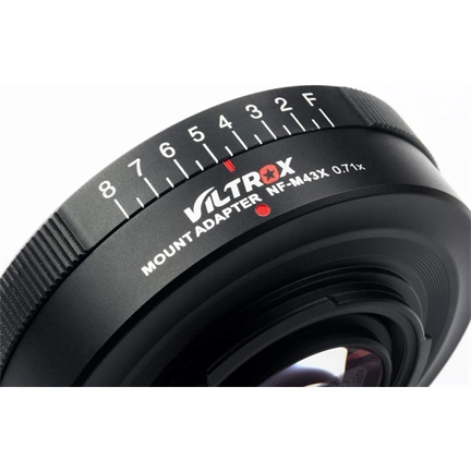 VILTROX NF-M43X Lens Mount Adapter 0.71x