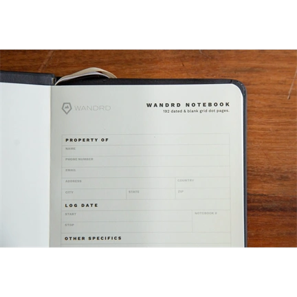 WANDRD Notebook Yellow