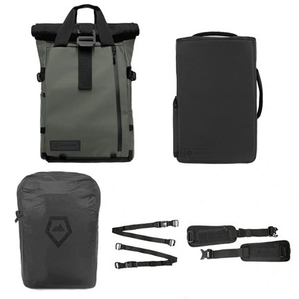 WANDRD PRVKE 21L Green Pro Photography Bundle V3