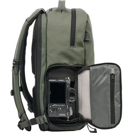 WANDRD PRVKE 21L ZIP PHOTO BUNDLE WASATCH GREEN