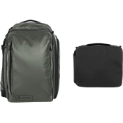 WANDRD TRANSIT TRAVEL BACKPACK PHOTO BUNDLE 35L WASATCH GREEN