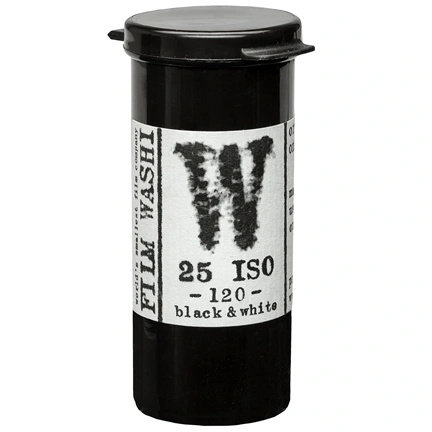 WASHI W - 25 ISO/15° Fekete-Fehér Film (120)
