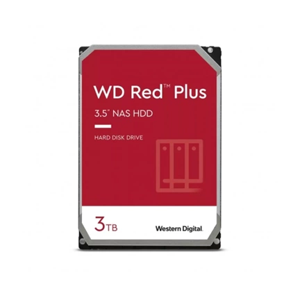 WD Red Plus 3.5" 5400rpm 128MB Cache 3TB Bulk
