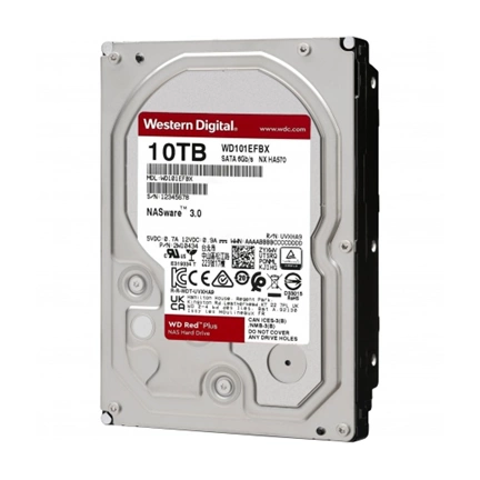 WD Red Plus 3.5" 7200rpm 256MB Cache 10TB Bulk