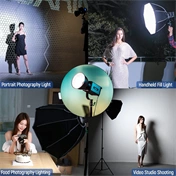 Viltrox WEEYLITE Ninja 300 80W LED stúdió lámpa