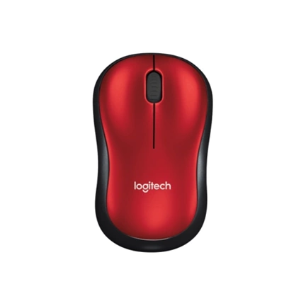 Wireless computer mouse Logitech M185 910-002237 (Optical; 1000 DPI; Red)