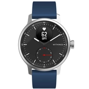 Withings Fluoroelastomer silicone Wristband 20mm w Ezüst buckle for Scanwatch 42mm, Scanwatch Horizon, Steel HR 40mm, S