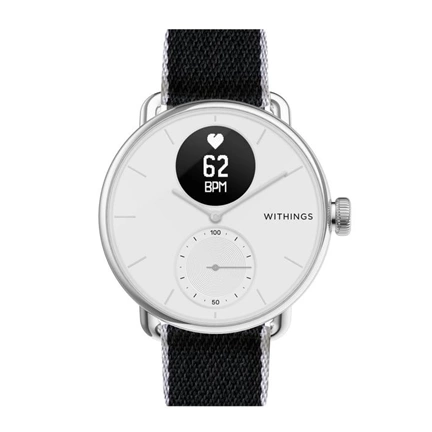 Withings Polyethylene terephthalate Wristband 18mm w Ezüst buckle for Scanwatch 38mm, Steel HR 36mm, Withings Move, Mov