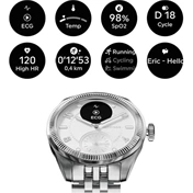 Withings ScanWatch Nova Brilliant 39mm - Titanium Ezüst