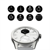 Withings Scanwatch 2 / 42mm (Activity, Sleep Tracker, ECG, Temperature, SPO2 / Stainless steel, fkm wristband, sapphire Withings Scanwatch 2 / 42mm (Activity, Sleep Tracker, ECG, Temperature, SPO2 / Stainless steel, fkm wristband, sapphire