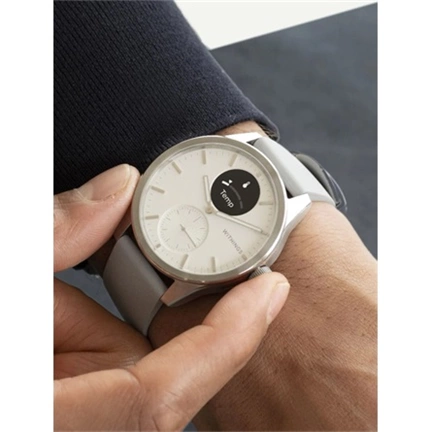 Withings Scanwatch 2 / 42mm (Activity, Sleep Tracker, ECG, Temperature, SPO2 / Stainless steel, fkm wristband, sapphire