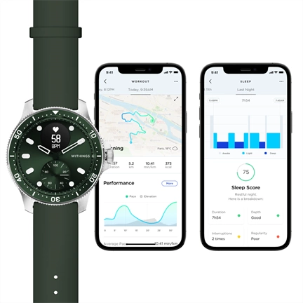 Withings Scanwatch Horizon Special Edition 43mm - Green