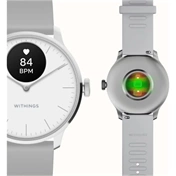 Withings Scanwatch Light / 37mm (Activity, Sleep Tracker / Stainless steel, fkm wristband, sapphire glass) - Fehér Withings Scanwatch Light / 37mm (Activity, Sleep Tracker / Stainless steel, fkm wristband, sapphire glass) - Fehér