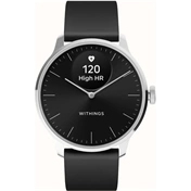 Withings Scanwatch Light / 37mm (Activity, Sleep Tracker / Stainless steel, fkm wristband, sapphire glass) - Fekete