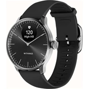 Withings Scanwatch Light / 37mm (Activity, Sleep Tracker / Stainless steel, fkm wristband, sapphire glass) - Fekete