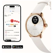 Withings Scanwatch Light / 37mm (Activity, Sleep Tracker / Stainless steel, fkm wristband, sapphire glass) - Sand Withings Scanwatch Light / 37mm (Activity, Sleep Tracker / Stainless steel, fkm wristband, sapphire glass) - Sand