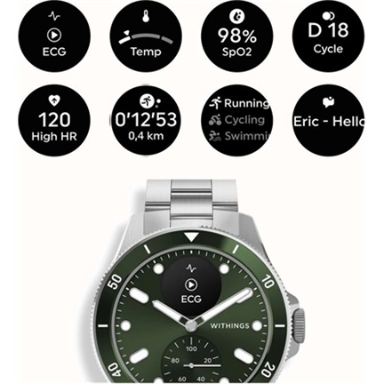 Withings Scanwatch Nova 42mm - Green