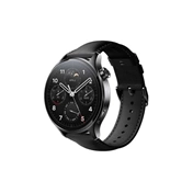 XIAOMI Watch S1 Pro - Black stainless steel case; black fluororubber strap