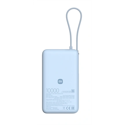 Xiaomi 67W Power Bank 10000mAh, integrált kábel, jeges kék