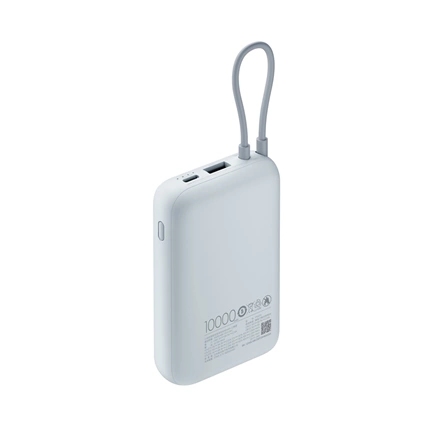 Xiaomi Power Bank 10000mAh (Integrated Cable) Ice Blue