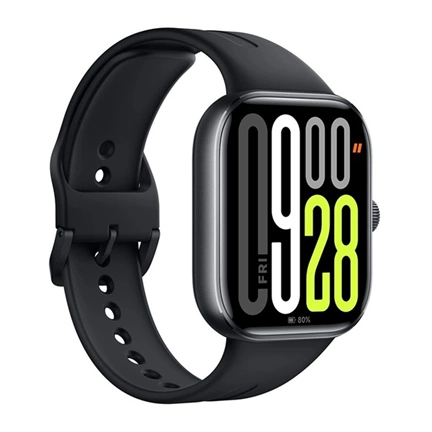 Xiaomi Redmi Watch 5 okosóra - 2,07" AMOLED kijelző, GNSS, kétmikrofonos zajcsökkentés, obszidiánfekete